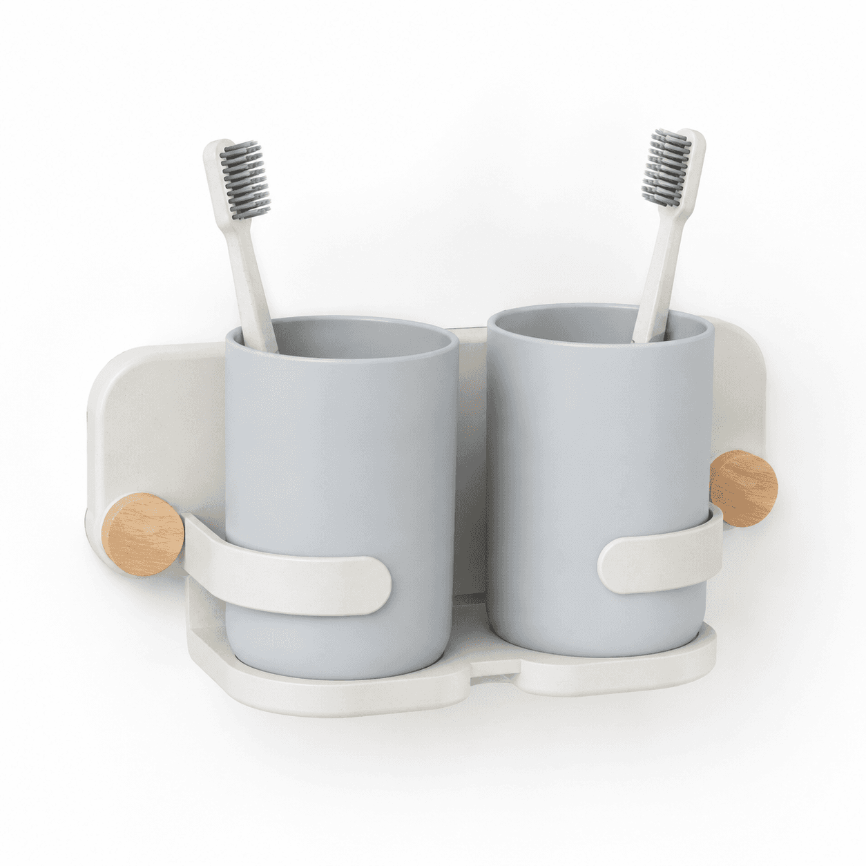 Adhesive Toothbrush & Cup Holder