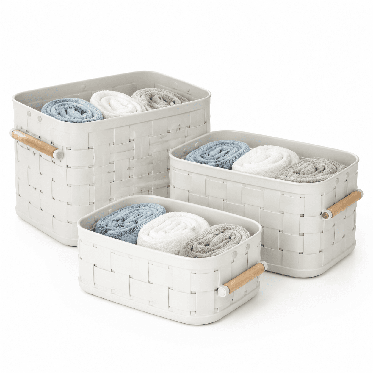 Waterproof Storage Basket Trio